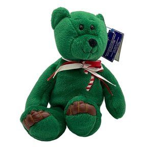 Limited Treasurea Sugar Cane Holiday Plush Bear #9758/72000 Bean Bag Teddy Bear